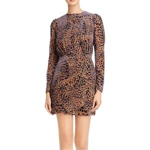 The Kooples Mini Dress Blue Brown Size 3